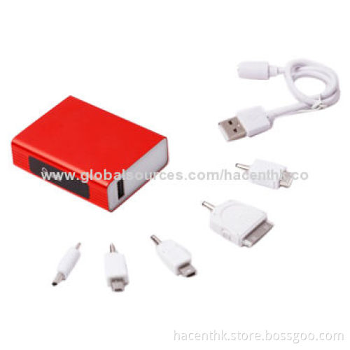 Digital LCD Power Bank with Display, 5,200mAh Capacity